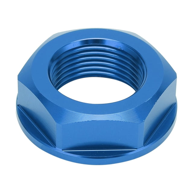 Motorcycle Wheel Axle Nut, M22x1.5 Durable Rear Wheel Axle Nut CNC-Machined Replacement For YZ250F 2009-2021 For Repair Gold,Green,Red,Blue