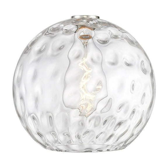 Innovations Lighting 516-1C-BK-G1215-12 Athens 12" Wide Semi-Flush Globe Ceiling Fixture -