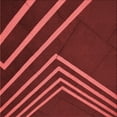 thumbnail image 1 of Ahgly Company Machine Washable Indoor Square Transitional Grapefruit Red Area Rugs, 5' Square, 1 of 7