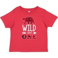 thumbnail image 3 of Inktastic Plaid Bear Wild and 1 with Arrow Boys or Girls Baby T-Shirt, 3 of 5