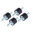 thumbnail image 2 of Rubber Vibration Isolator Brackets Air Compressor Pump Anti Vibration Rubber Layer (M6 20 x 15), 2 of 4