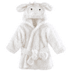 Hudson Baby Unisex Baby Plush Animal Face Robe, Alligator, One Size, 0-9 Months