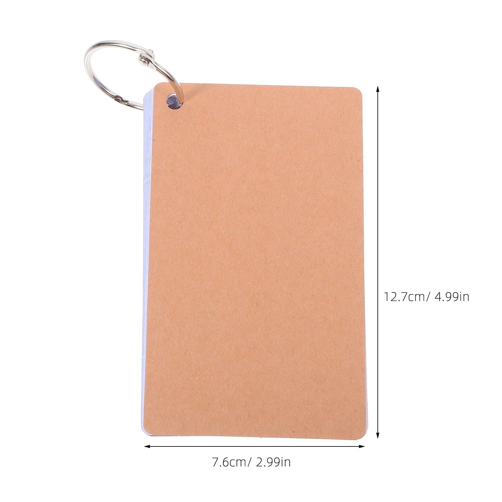 LOLIPPYY 6-Pack Rectangular Index Card for Notetaking, Memory Aid, Home and Office Organization