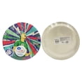 thumbnail image 3 of Platos de cartón Great Value diseño mundial multicolor 10 piezas, 3 of 4
