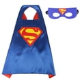 thumbnail image 5 of Assorted Superhero Capes, Superheros Dress Up Costumes Role Play Hero Capes Wristband Masks Blinder Fit for Dress up and Holiday Halloween Costumes, 5 of 34