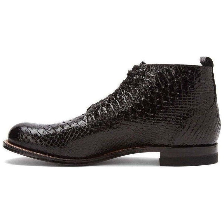 Men Stacy Adams Madison Boot High Top Anaconda Print Leather 00057