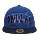 thumbnail image 2 of Gorra de béisbol City Caps Poliéster Snapbacks Dallas Azul negro, 2 of 2