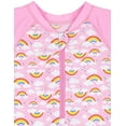 thumbnail image 4 of Leveret Kids Baby Boys Girls One Piece Rashguard UPF 50+ Rainbow Size 3-6 Months, 4 of 5