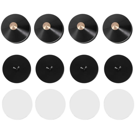 1 Sets Speaker Loudspeaker Spikes Stand Feets Audio Speaker Repair Parts Turntable DIY Speaker Stand Shock Pin Nails and Pads Accessories