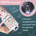 thumbnail image 5 of Teacher 40 oz Tumbler Appreciation Gifts for Women with Handle Insulated Stainless Steel Thank You Teacher Travel Coffee Mug with Lid and Straw Gifts, 5 of 6