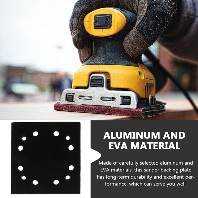 OFFIGAM De Para Lijadora Con Pad De Aluminio Y Eva Resistente Color Negro