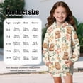thumbnail image 7 of Psesaysky Cute Capybara Flower Print Girls Oversized Hoodies Fleece Pullover Sweatshirts Kids Fashion Hoodie Dress Casual Outfits Fall Winter Clothes for 9-10 Years, 7 of 7