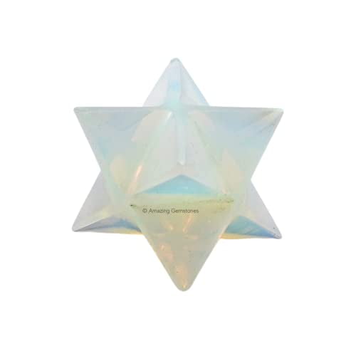 Opalite Crystal Merkaba Star (0.75" Inches)