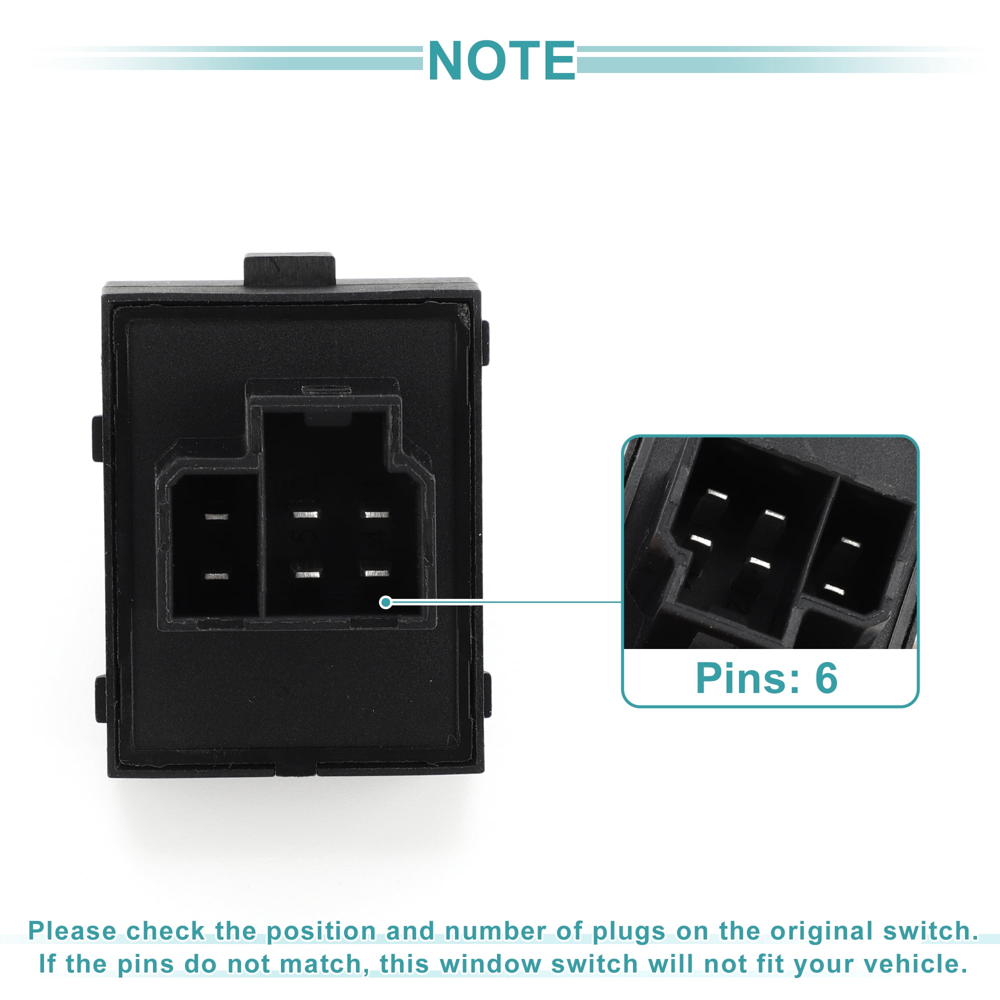 Unique Bargains Power Window Switch for Jeep Grand Cherokee 2001-2004 No.5HB57DX9AA