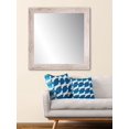 thumbnail image 1 of BrandtWorks Cream Farmhouse Grain Wall Mirror, 32" x 32", 1 of 2