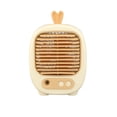thumbnail image 2 of EGNMCR Coolings Mist Fan Humidifying Fan USB Rechargeable Three-speed Office Desktop Fan air cooler, 2 of 9