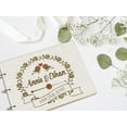 thumbnail image 5 of Darling Souvenir Personalized Engraved Laser Cut Wedding Guest Book Wooden Cover Sign-in Book Registry Guestbook Scrapbook-2D, 5 of 7