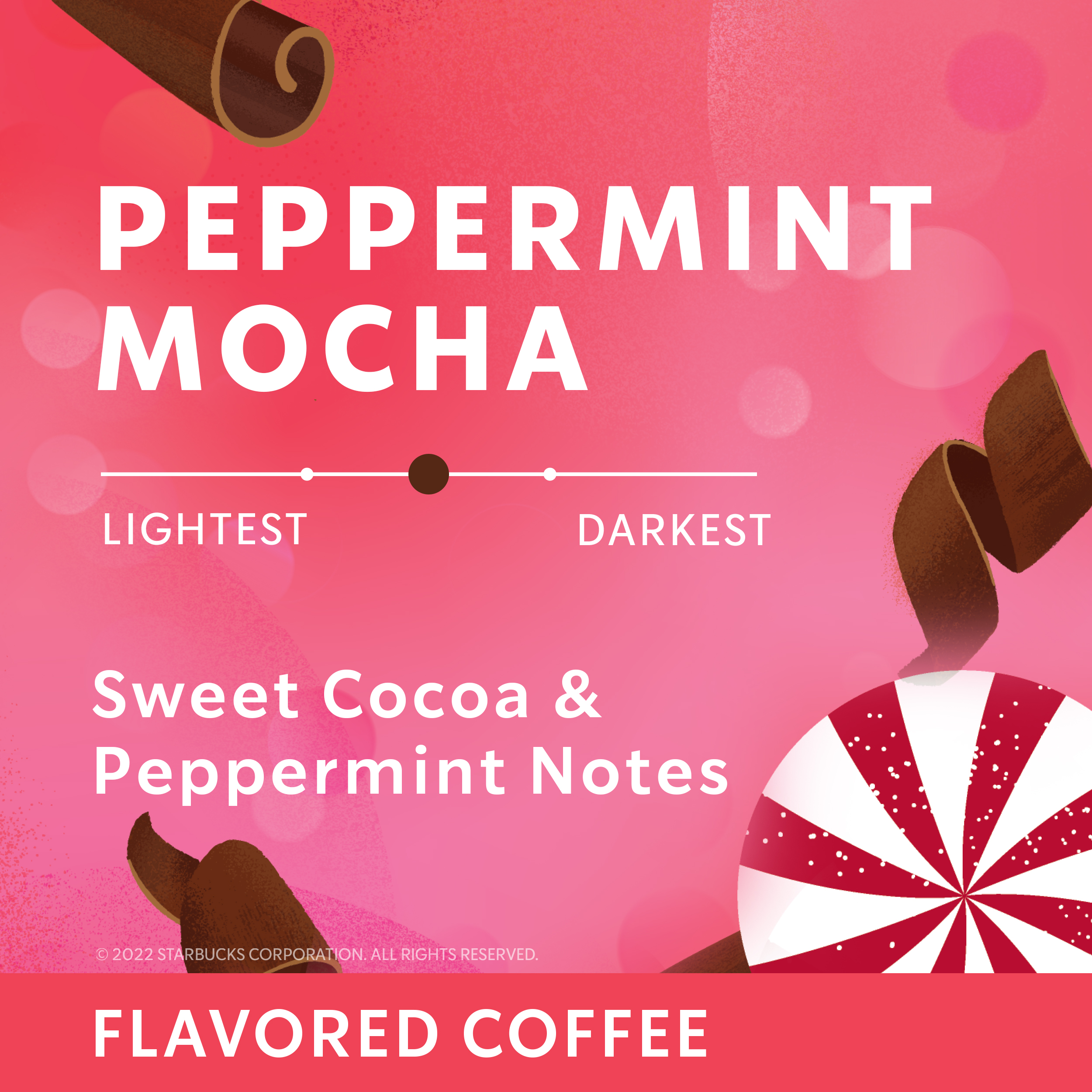 Starbucks Peppermint Mocha Flavored Ground Coffee, 100% Arabica, Naturally Flavored, Limited Edition, 11 oz - image 4 of 7