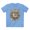 Carolina Blue, variant on Floral Shirt, Shirt with Flower, Tee Shirt with Antique Flower