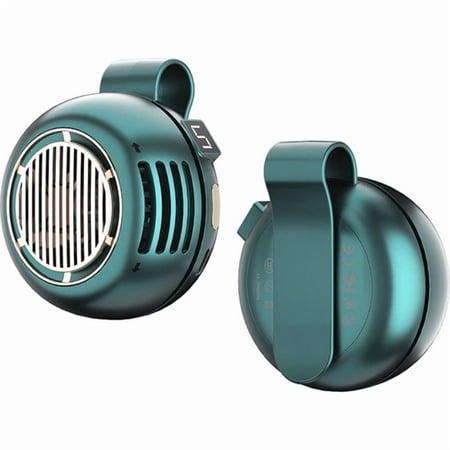 Portable Silent Mini Bladeless Electric Fan,2026 New Clip On Fan for Shirt & Waist,Adjustable 5-Speed Suspended Cooler Fans,Hands-Free Clip Personal Fans for Outdoor Travel Office Walking