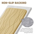thumbnail image 4 of ChakmeOne Bathroom Rugs Sets 5 Piece, Beige Bathroom Rug Soft Absorbent Microfiber Bath Mats and U-Shaped Contour Toilet Rug, Non-Slip Machine Wash Dry for Floor Tub and Shower, 4 of 10