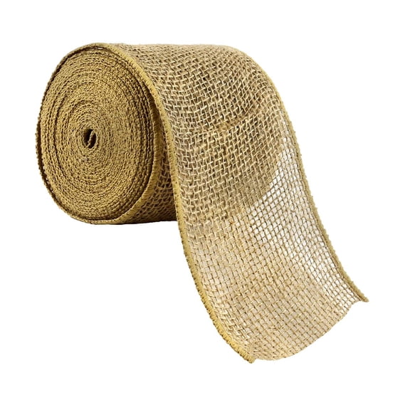 12 Pack: 4" x 7yd. Burlap Wired Ribbon by Celebrate It Occasions