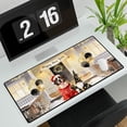thumbnail image 3 of Happy New Year 2026 Saint Bernard Santa Gnome Holiday Party Snow Desk Mat Full Keyboard Mouse Pad St Dog Lover Large Mousepad - 13019, 3 of 5