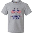 thumbnail image 3 of Inktastic America Est 1776 4th of July Youth T-Shirt, 3 of 5