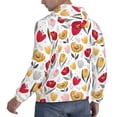 thumbnail image 6 of Daiia Tulips Flowers for Men's Fashion Hoodies & Sweatshirts with Kangaroo Pocket Hooded Sweatshirt Breathable & Moisture Wicking-Large, 6 of 7