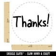 thumbnail image 2 of Thanks Fun Text Self-Inking Rubber Stamp Ink Stamper - Purple Ink - Medium 1 Inch, 2 of 7
