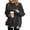 Black,#181, variant on Crew Neck Sweatshirts Women 2 in 1 Faux Layered Plaid Trendy Pullover Tops,M