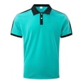 thumbnail image 5 of Men's Polo Shirts Workout Short Sleeve Polo Shirts Fashion Casual Buttons Lapel Casual Stylish Polo Shirt, 5 of 5