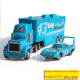 thumbnail image 2 of Coches Camión contenedor McQueen Racing King Alloy Toys Modelos para niños, 2 of 6