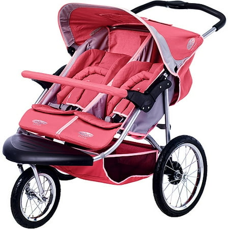 Instep Safari Double Stroller, Rose