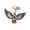 Gold, variant on Multi Functional Keychain Accessory For Car Keys And Bags With Hawks Design