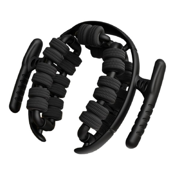 Rodillo de masaje de 28 ruedas, ligero, antideslizante, versátil y ergonómico para piernas, muslos, pantorrillas y brazos. Herramienta de masaje