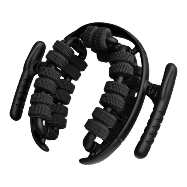 Rodillo de masaje de 28 ruedas, rodillo muscular, accesorios de fitness para interiores, multiusos para piernas, muslos y pantorrillas, herramienta de