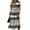 Coffee, variant on Summer Dresses for Women Plus Size Flowy Casual V Neck Wrap Dress Maxi Dress for Wedding Guest, Graduation, Party