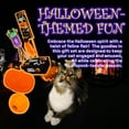 thumbnail image 6 of All For Paws 4 Pack Halloween Cat Toy Gift Box Set- Includes Anxiety Relief Lick Mat, Cat Food Dispenser, Plush Cat Kicker Toy with Catnip & Cat Wand, 6 of 8