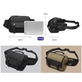 thumbnail image 2 of OZUKO Cross-body Bag Chest Bag Waist Bag for Men Multi-layer, 2 of 8
