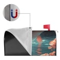 thumbnail image 2 of Yiaed Flower White Dolphin Print Mailbox Covers, Magnetic Mailbox Cover, Mail Box Covers for Garden Outdoor Decor Box Covers-21x18 in, 2 of 8