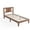 Twin/76.06 x 39.96 x 36.89 inch, variant on Alvantor Solid Pine Wood Platform Bed Frame with Headboard, 800 lbs Capacity