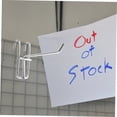 thumbnail image 4 of Raindrops 10 Pcs Slatwall Iron Hooks Silver Hooks for General Users Organization, 4 of 8