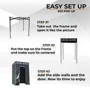 Impact Canopy 5 x 5 Pop Up Portable Photo Booth, Photo Tent