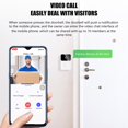 thumbnail image 2 of MesaSe Wireless Video Doorbell WiFi Smart Video Doorbell Camera With Two-way Audio Night Vision Smart Remote And App Control Auto Cloud Storage For Home, 2 of 10