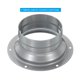 thumbnail image 4 of Conector de conducto de 3 pulgadas Uxcell, accesorio de metal, brida de tuberías rectas, conducto de ventilación redondo, 4 of 5