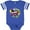 Football Blue and White, variant on Inktastic The 80s Cassette Tapes Boys or Girls Baby Bodysuit