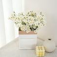 thumbnail image 6 of 6 Bundles Mini Artificial Daisy Flowers Fake Brazilian Daisy Bouquets Pastoral Style for Home Table Garden Window Wedding Indoor Outside Decoration, 6 of 6