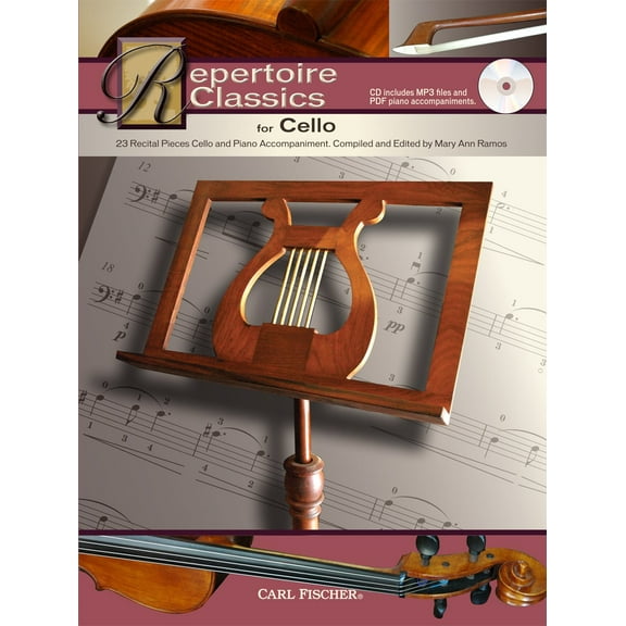 BF75 - Repertoire Classics for Cello: 23 Recital Pieces Cello (VIOLONCELLE)
