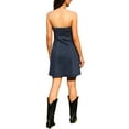 thumbnail image 3 of INSPIRE CHIC Vestido de tubo sin mangas de mezclilla para mujer Mini vestido XL Azul vintage, 3 of 6